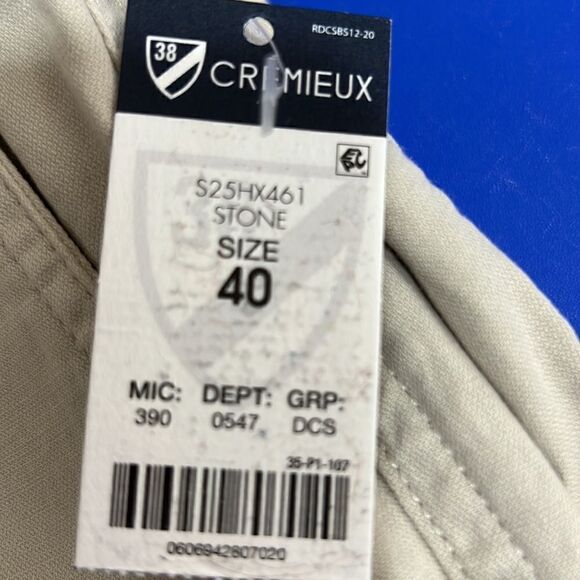 Cremieux Atlantic Beige Stone shorts size 40 NWT - Picture 13 of 13